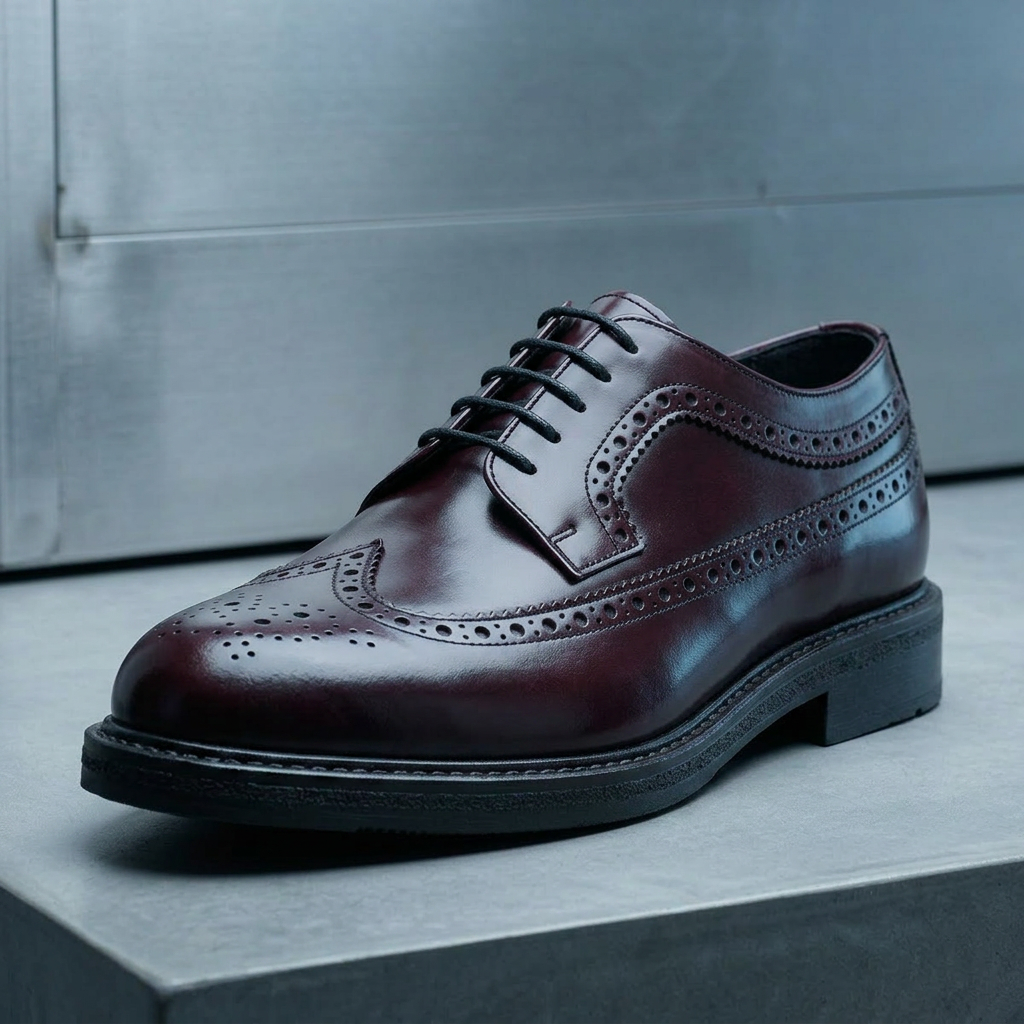 Derby in dark burgundy